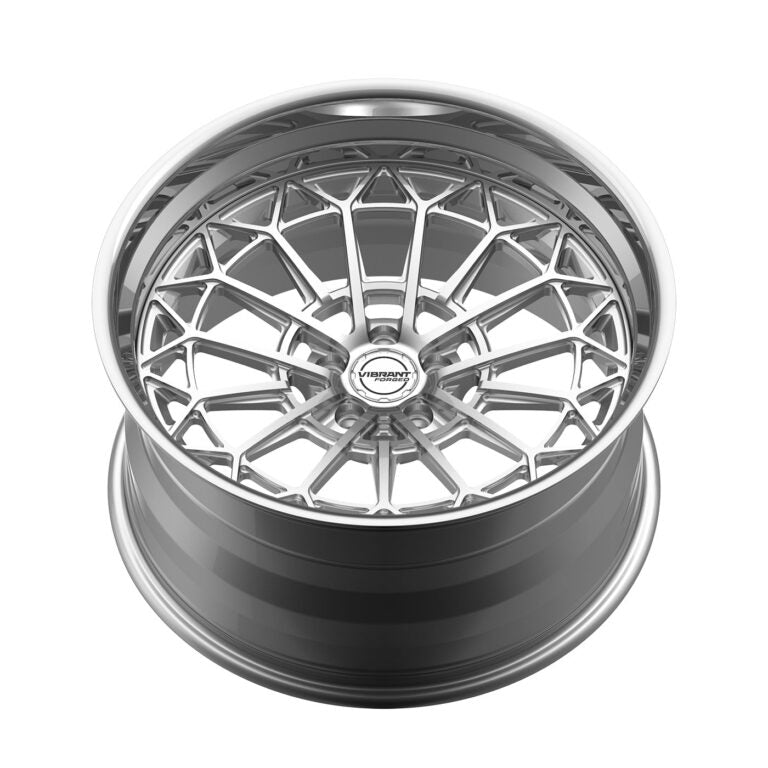 Vibrant Forged VFS.08 forged wheel - angled view