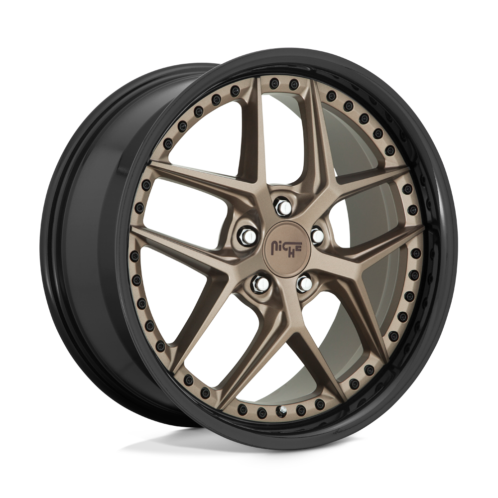 Niche M227 Vice 19x8.5 Matte Bronze w/Gloss Black 35mm ET 72.56mm CB 5x114.3