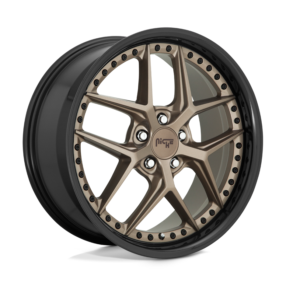 Niche M227 Vice 19x8.5 Matte Bronze w/Gloss Black 35mm ET 72.56mm CB 5x114.3