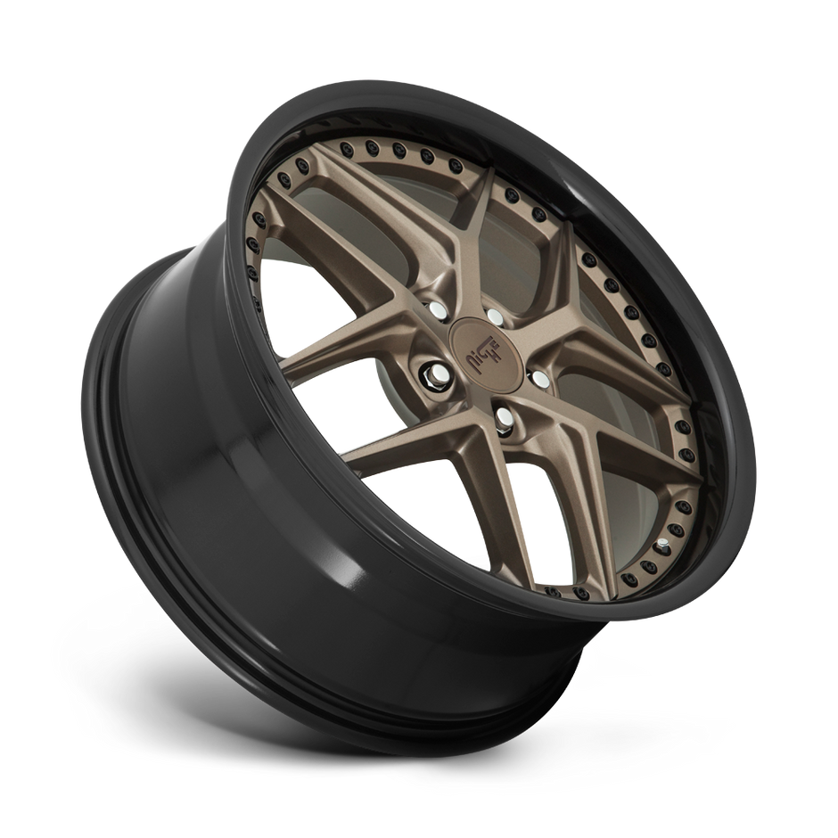 Niche M227 Vice 19x8.5 Matte Bronze w/Gloss Black 35mm ET 72.56mm CB 5x114.3