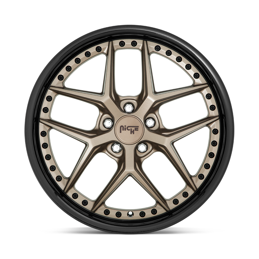 Niche M227 Vice 19x8.5 Matte Bronze w/Gloss Black 35mm ET 72.56mm CB 5x114.3