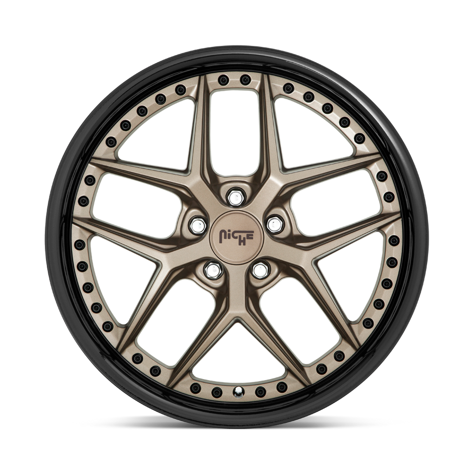 Niche M227 Vice 19x8.5 Matte Bronze w/Gloss Black 35mm ET 72.56mm CB 5x114.3