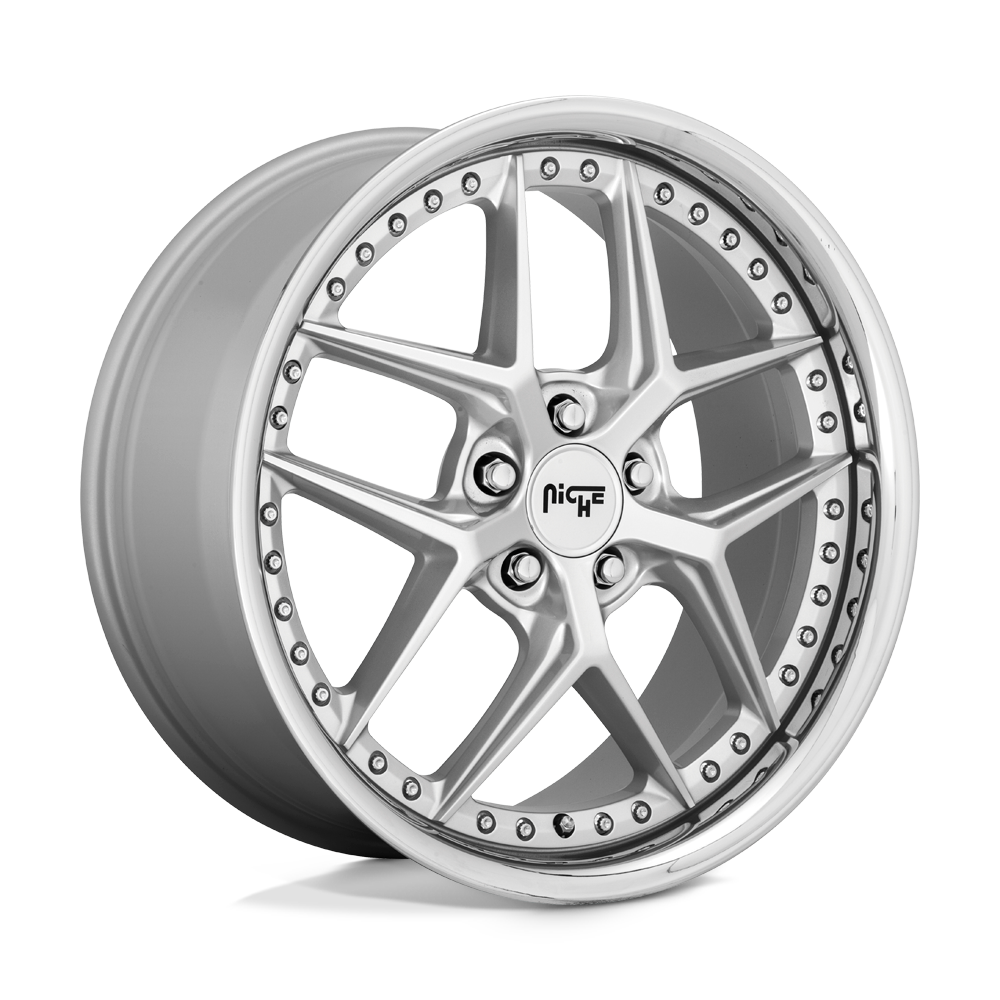 Niche M225 Vice 20x10.5 Matte Silver 35mm ET 72.56mm CB 5x120