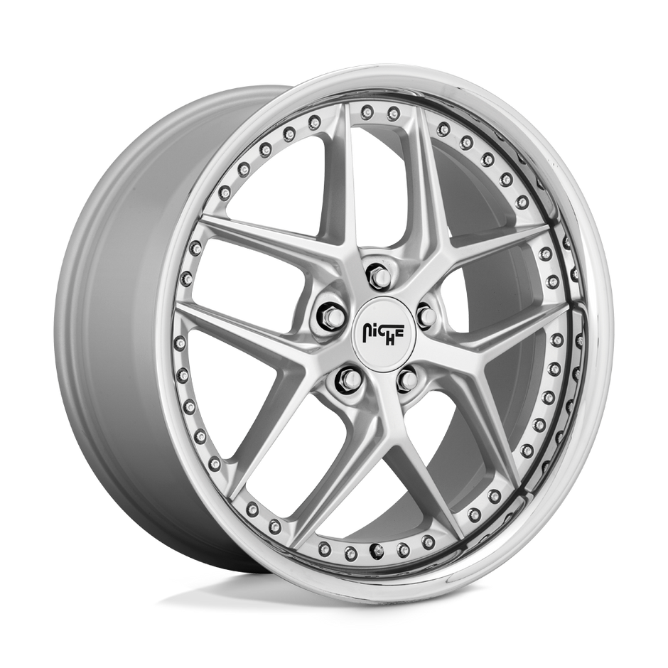 Niche M225 Vice 20x10.5 Matte Silver 35mm ET 72.56mm CB 5x120
