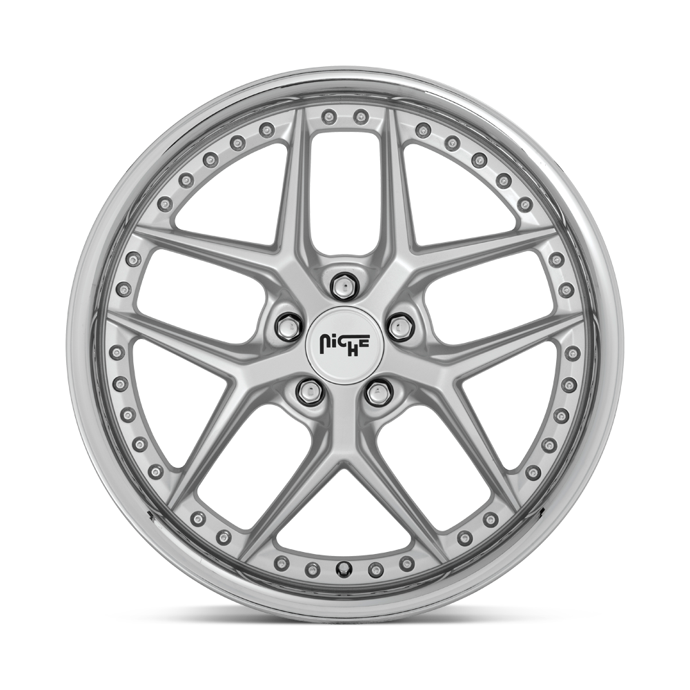 Niche M225 Vice 20x10.5 Matte Silver 35mm ET 72.56mm CB 5x120