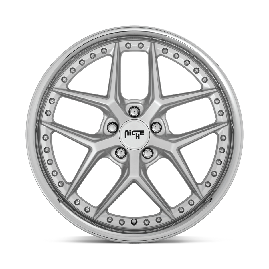 Niche M225 Vice 20x10.5 Matte Silver 35mm ET 72.56mm CB 5x120
