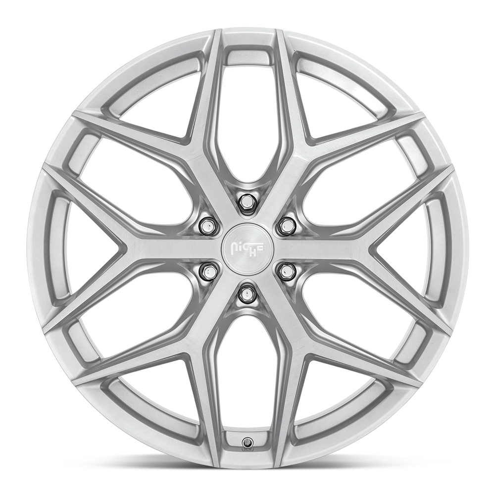 Niche M233 Vice SUV 22x9.5 Gloss Silver Brushed 30mm ET 106.1mm CB 6x139.7