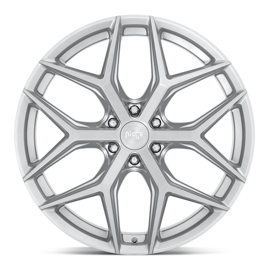 Niche M233 Vice SUV 22x9.5 Gloss Silver Brushed 30mm ET 106.1mm CB 6x139.7