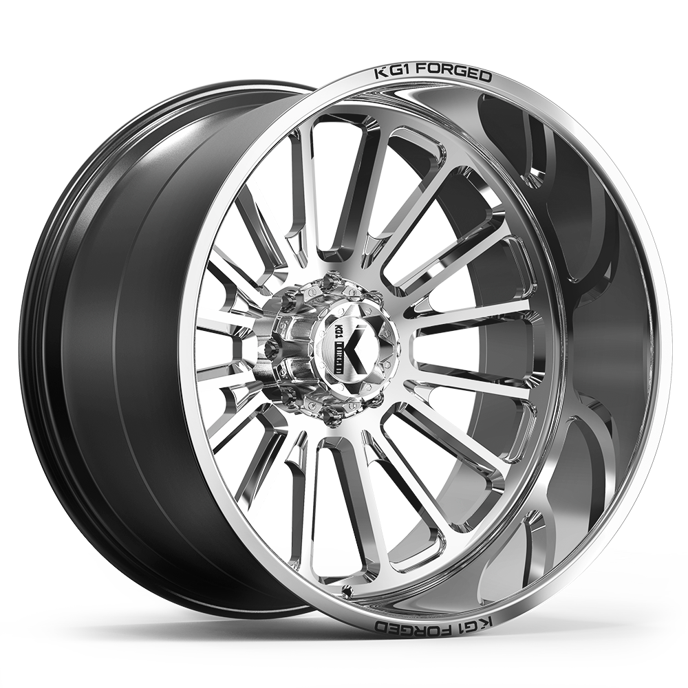 KG1 Forged KC010 Victor 28x16 Polished -101mm ET 124.3mm CB 8x180