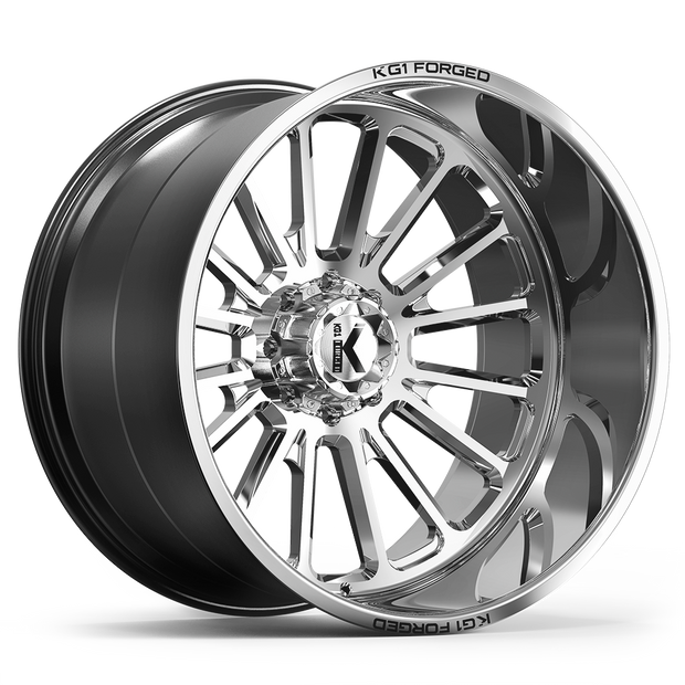 KG1 Forged KC010 Victor 28x16 Polished -101mm ET 124.3mm CB 8x180