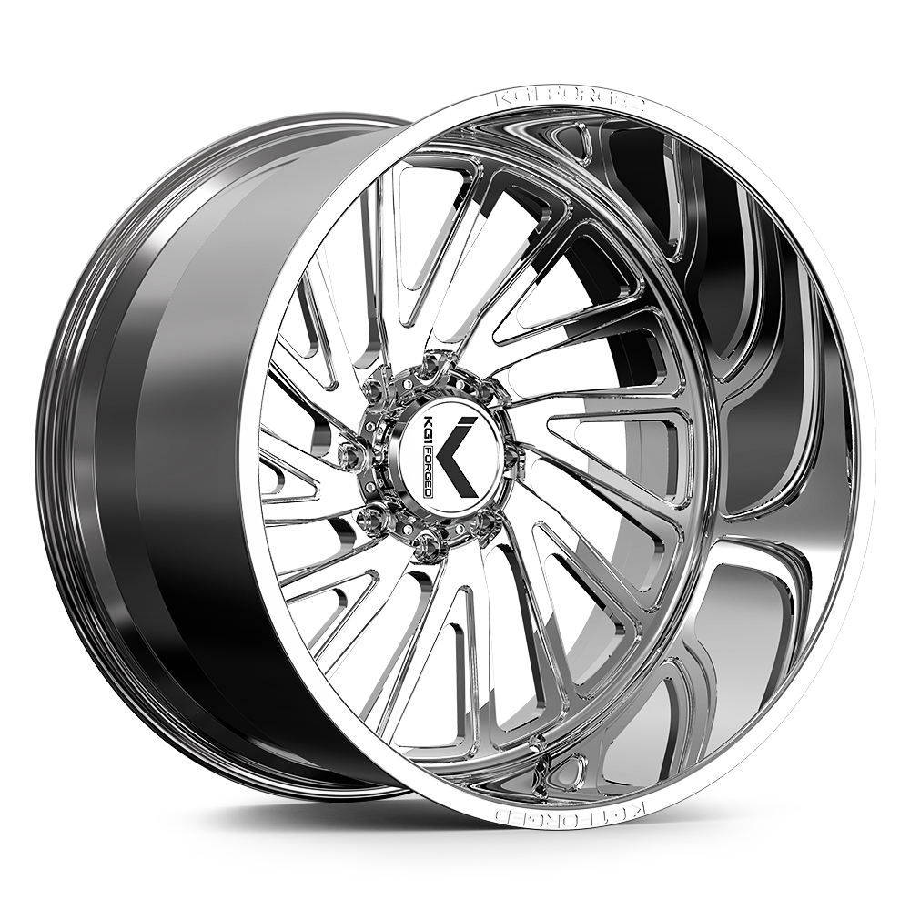 KG1 Forged KF004 Vile-Right Wheel 26x14 Polished -76mm ET 125.1mm CB 8x170