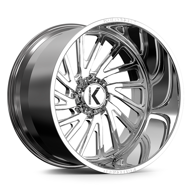 KG1 Forged KF004 Vile-Right Wheel 26x16 Polished -101mm ET 124.3mm CB 8x180