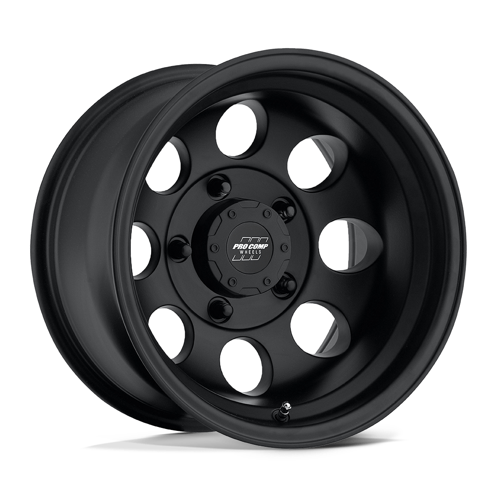 Pro Comp Alloys PA69 Vintage 15x10 Flat Black -47mm ET 106.1mm CB 5x139.7