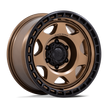 Black Rhino Hard Alloys BR018 Voyager 17x8.5 Matte Bronze w/Matte Black Lip 0mm ET 71.5mm CB 5x127