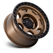Black Rhino Hard Alloys BR018 Voyager 17x8.5 Matte Bronze w/Matte Black Lip 0mm ET 71.5mm CB 5x127