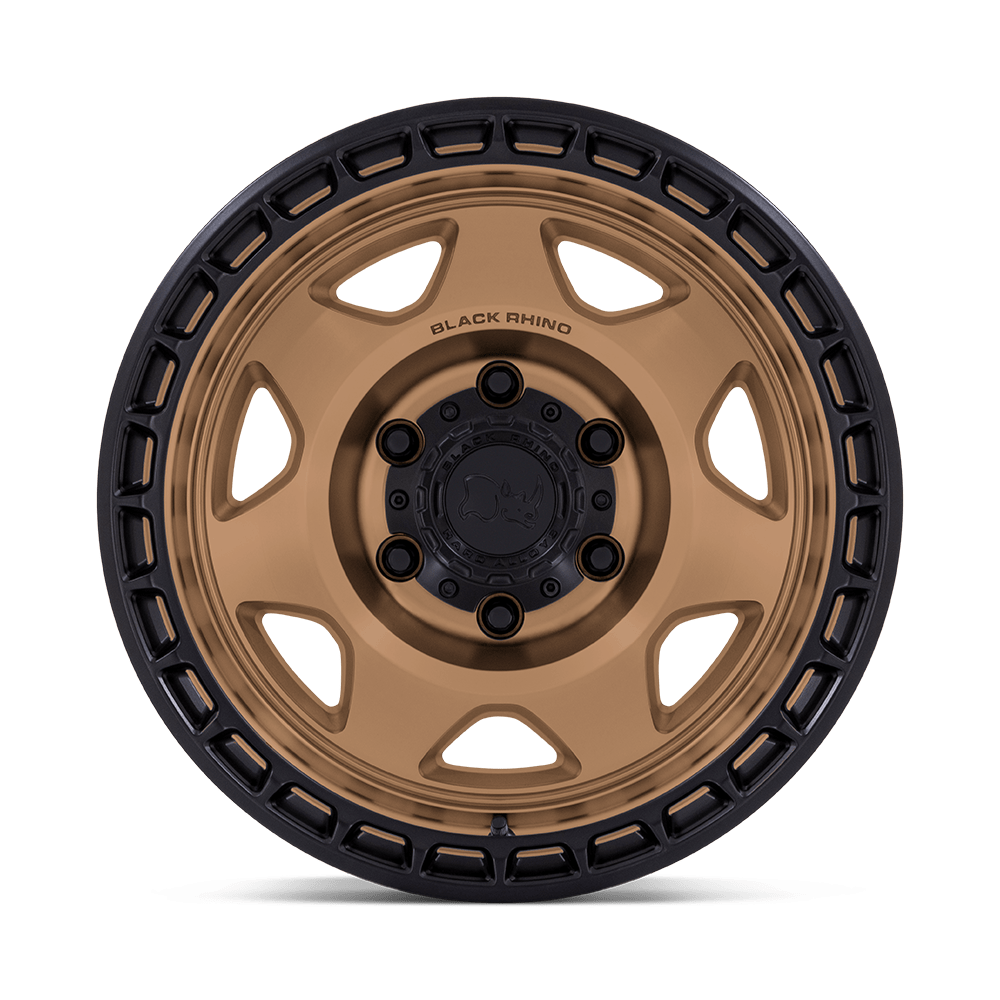 Black Rhino Hard Alloys BR018 Voyager 17x8.5 Matte Bronze w/Matte Black Lip 0mm ET 71.5mm CB 5x127