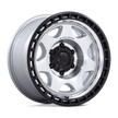 Black Rhino Hard Alloys BR018 Voyager 17x8.5 Silver Machined w/Matte Black Lip 0mm ET 71.5mm CB 5x127