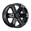 Black Rhino Hard Alloys Wanaka 17x8.5 Matte Black -18mm ET 112.1mm CB 6x139.7