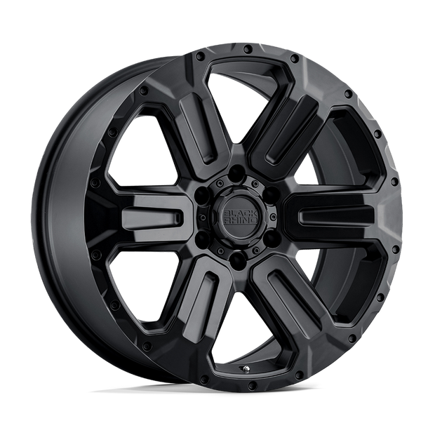 Black Rhino Hard Alloys Wanaka 17x8.5 Matte Black -18mm ET 71.5mm CB 5x127