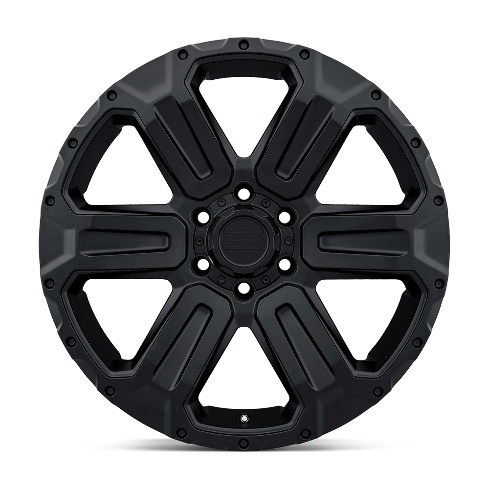Black Rhino Hard Alloys Wanaka 17x8.5 Matte Black -18mm ET 112.1mm CB 6x139.7