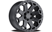 Black Rhino Hard Alloys Warlord 17x8 Matte Black 35mm ET 76.1mm CB 5x120