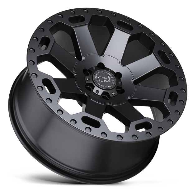 Black Rhino Hard Alloys Warlord 17x8 Matte Gunmetal 30mm ET 71.5mm CB 5x127