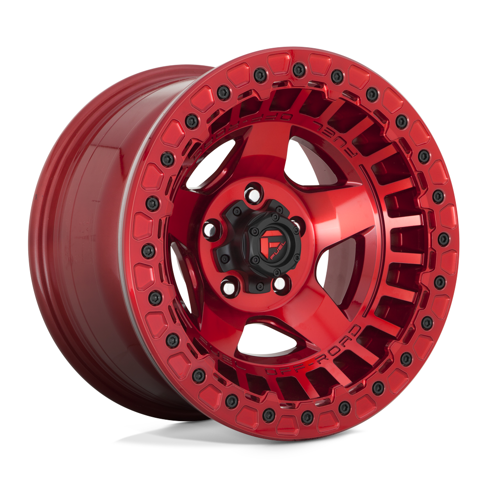 Fuel Wheels D117 Warp Beadlock 17x9 Candy Red -15mm ET 106.1mm CB 6x139.7