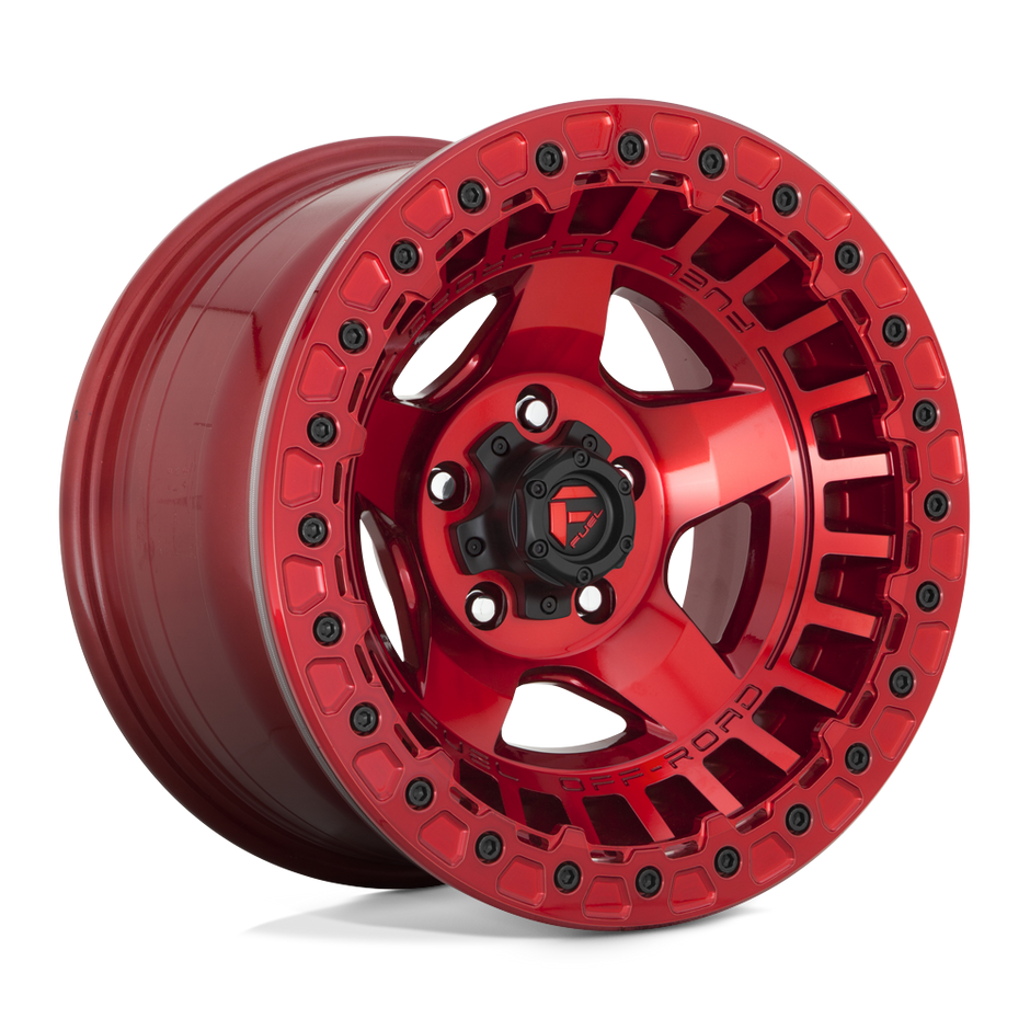 Fuel Wheels D117 Warp Beadlock 17x9 Candy Red -15mm ET 106.1mm CB 6x139.7