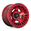 Fuel Wheels D117 Warp Beadlock 17x9 Candy Red -15mm ET 106.1mm CB 6x139.7