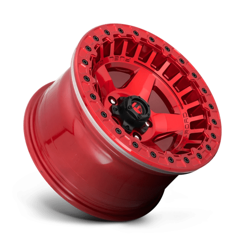 Fuel Wheels D117 Warp Beadlock 17x9 Candy Red -15mm ET 106.1mm CB 6x139.7