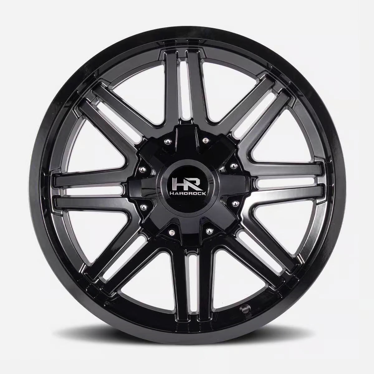 Hardrock Offroad Warrior 22x10 Gloss Black -25mm ET 108mm CB 6x135/6x139.7 wheel