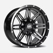 Hardrock Offroad Warrior 20x9 Gloss Black Milled wheel