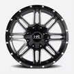 Hardrock Offroad Warrior 20x12 Gloss Black Milled -51mm ET 125.2mm CB 8x170 wheel