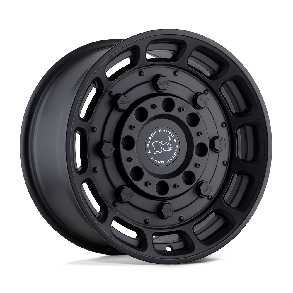 Black Rhino Hard Alloys Warthog 17x8.5 Matte Black -18mm ET 112.1mm CB 6x139.7