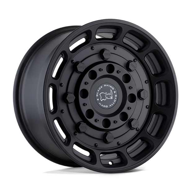 Black Rhino Hard Alloys Warthog 17x8.5 Matte Black -18mm ET 71.5mm CB 5x114.3