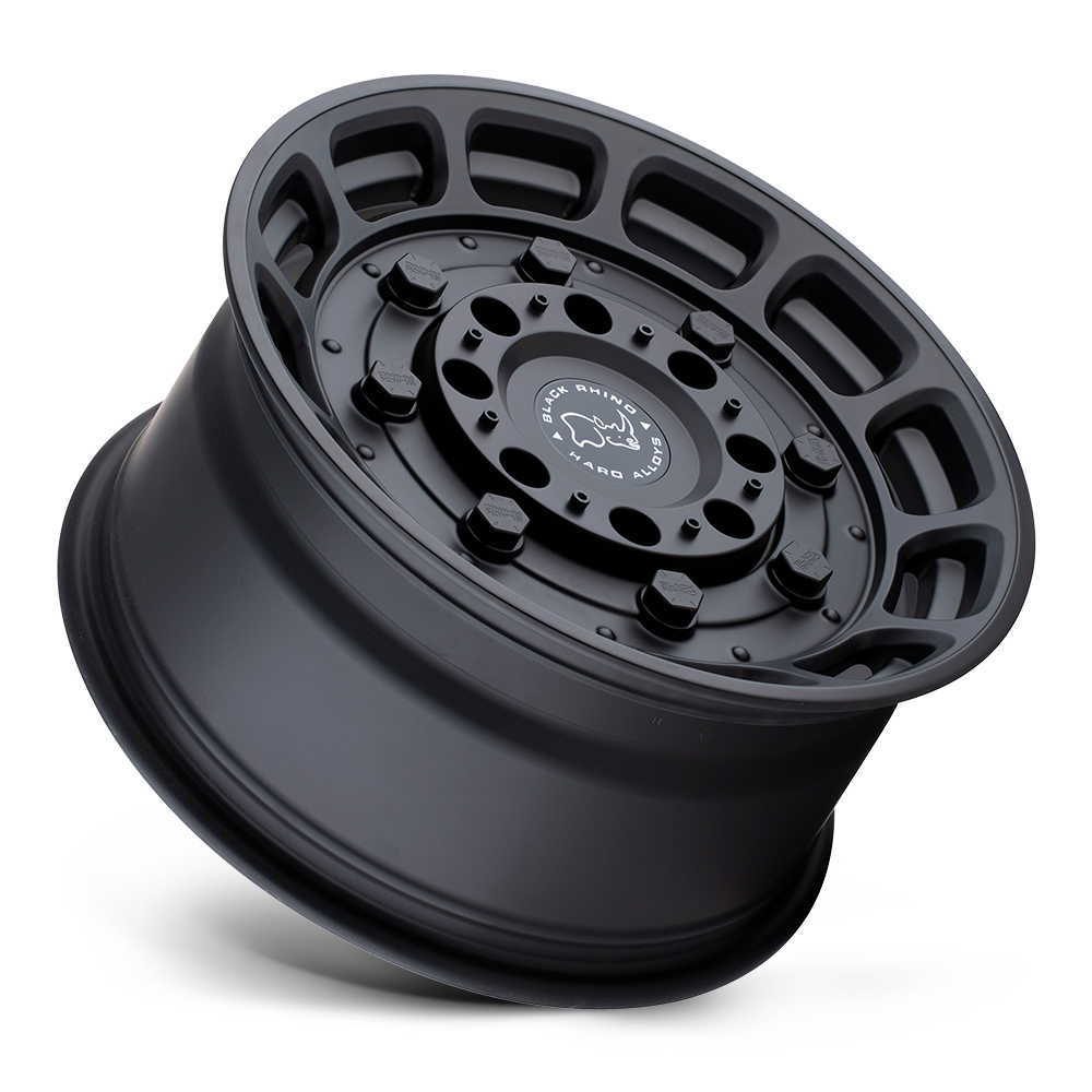 Black Rhino Hard Alloys Warthog 17x8.5 Matte Black -18mm ET 112.1mm CB 6x139.7