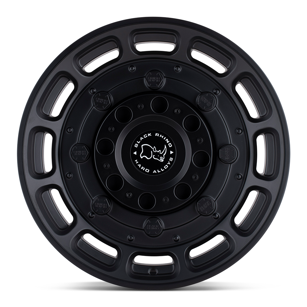 Black Rhino Hard Alloys Warthog 17x8.5 Matte Black -18mm ET 112.1mm CB 6x139.7