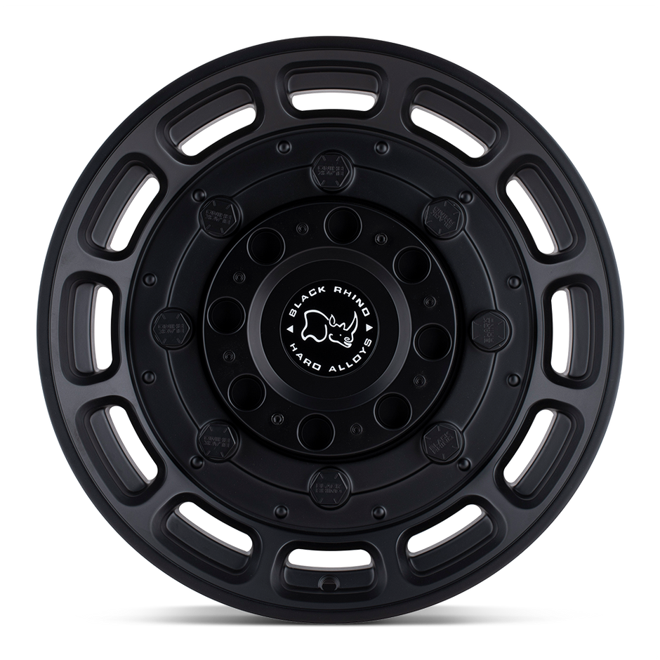 Black Rhino Hard Alloys Warthog 17x8.5 Matte Black -18mm ET 112.1mm CB 6x139.7