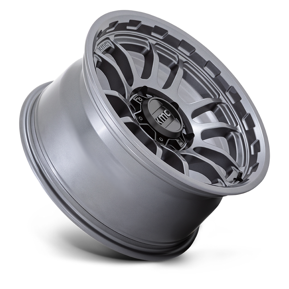 KMC Wheels KM727 Wrath 17x8.5 Matte Anthracite 0mm ET 71.5mm CB 5x127