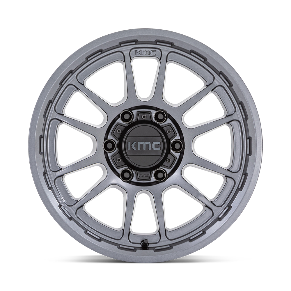 KMC Wheels KM727 Wrath 17x8.5 Matte Anthracite 0mm ET 71.5mm CB 5x127