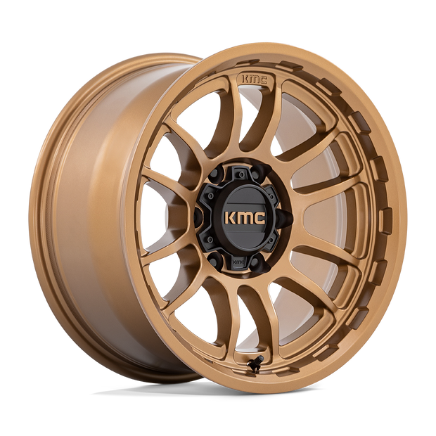 KMC Wheels KM727 Wrath 17x8.5 Matte Bronze 0mm ET 71.5mm CB 5x127