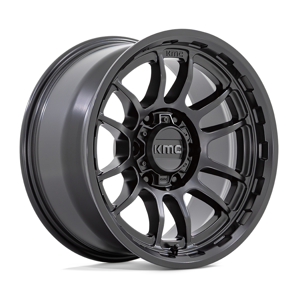 KMC Wheels KM727 Wrath 17x8.5 Satin Black 0mm ET 71.5mm CB 5x127