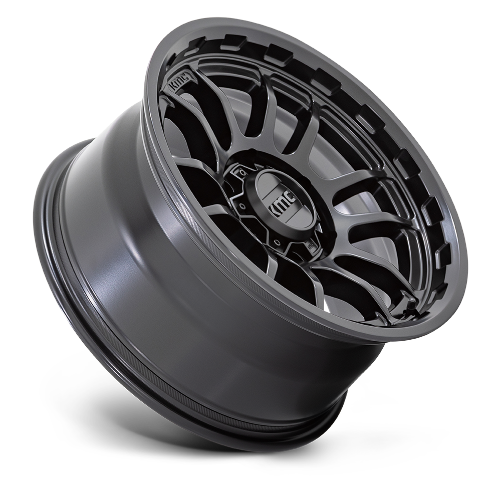 KMC Wheels KM727 Wrath 17x8.5 Satin Black 0mm ET 71.5mm CB 5x127