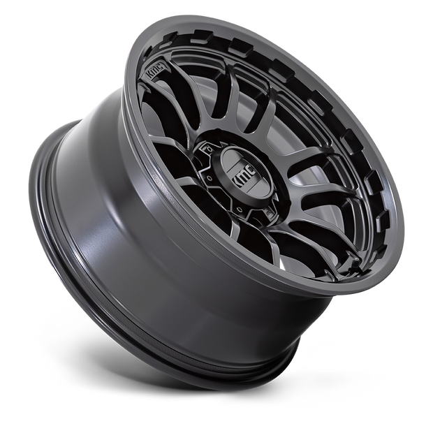 KMC Wheels KM727 Wrath 17x8.5 Satin Black 0mm ET 71.5mm CB 5x127