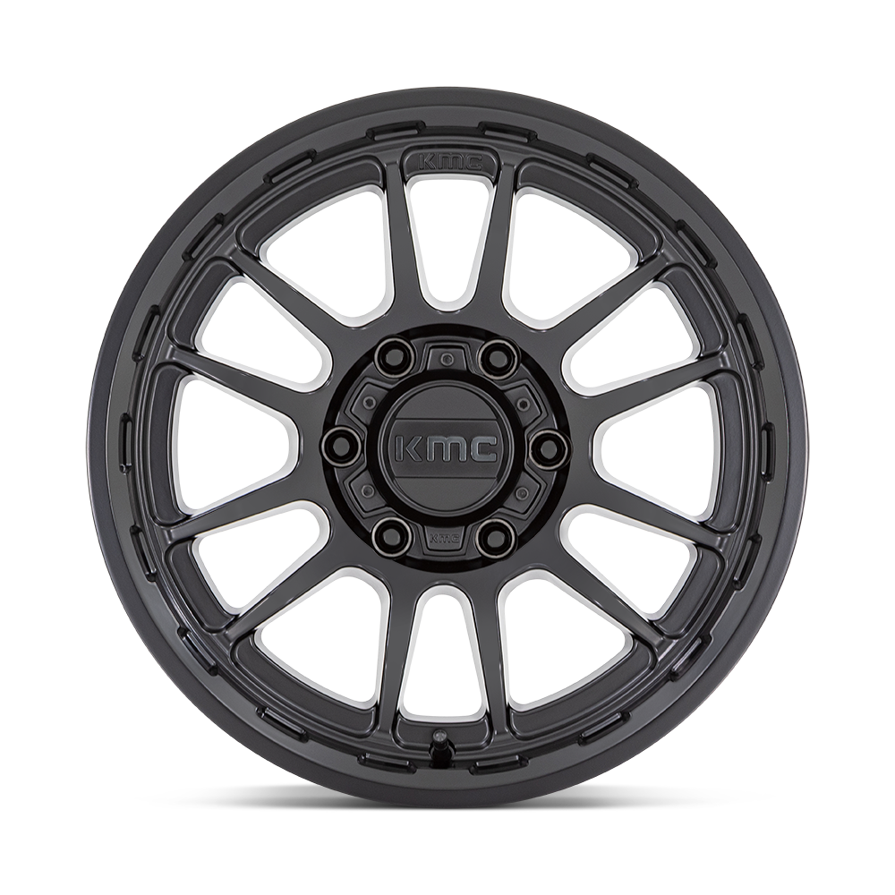 KMC Wheels KM727 Wrath 17x8.5 Satin Black 0mm ET 71.5mm CB 5x127