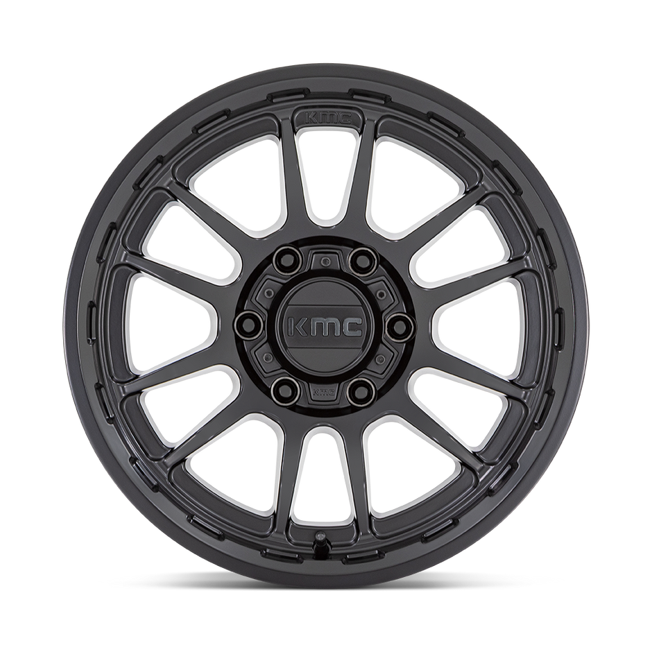 KMC Wheels KM727 Wrath 17x8.5 Satin Black 0mm ET 71.5mm CB 5x127