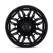 XD Wheels XD870 Bomber 20x10 Matte Black w/Gloss Black Ring -18mm ET 125.1mm CB 8x170 wheel