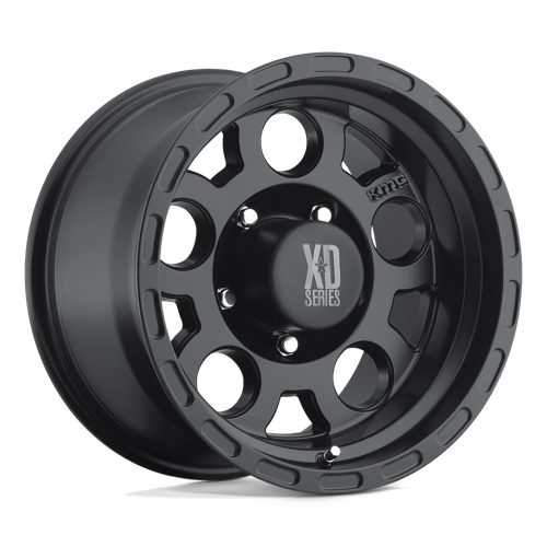 XD Wheels XD122 Enduro 17x9 Matte Black -6mm ET 108mm CB 6x139.7 wheel