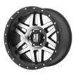 XD Wheels XD128 Machete 20x10 Machined Blue Tint -24mm ET 125.5mm CB 8x170 wheel