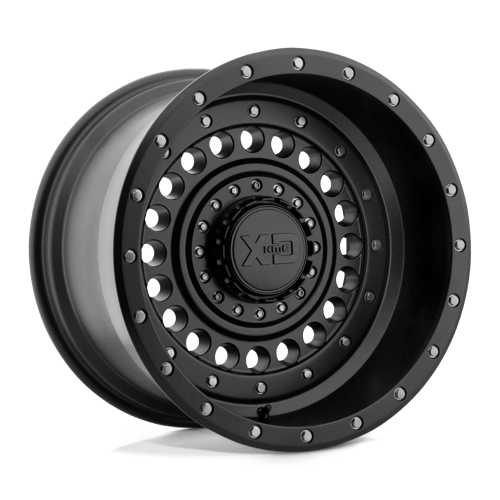 XD Wheels XD136 Panzer 17x9 Satin Black -12mm ET 106.1mm CB 6x135/6x139.7 wheel